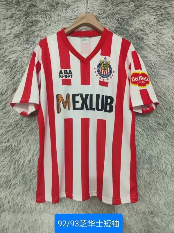 Thailand Quality(AAA) 1992/93 Guadalajara Home Retro Soccer Jersey