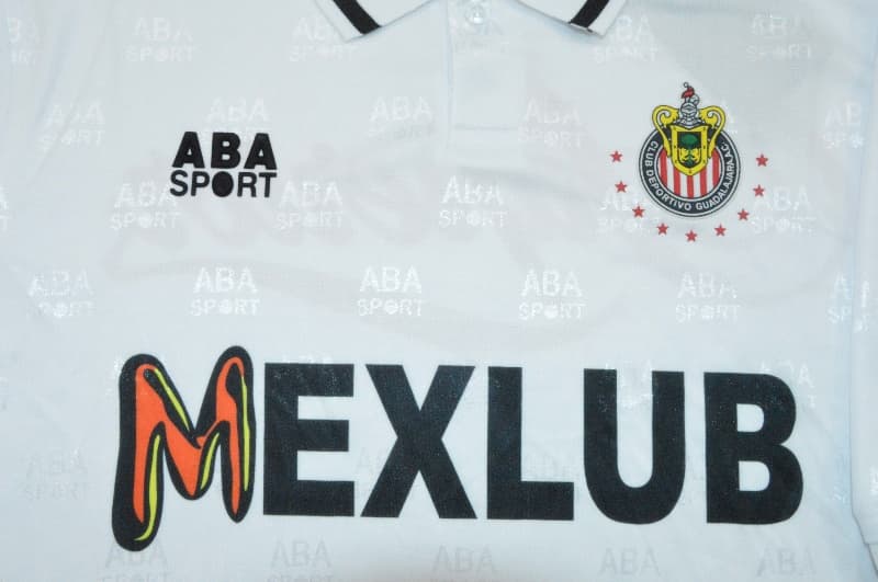 Thailand Quality(AAA) 1994/96 Guadalajara Away Retro Soccer Jersey