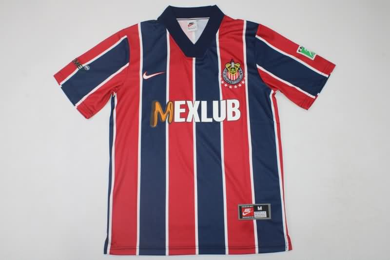 Thailand Quality(AAA) 1996/97 Guadalajara Away Retro Soccer Jersey