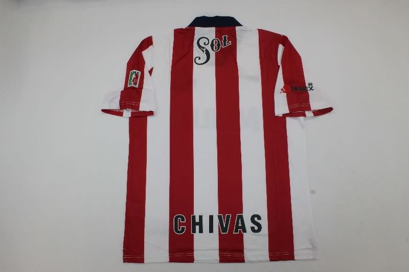 Thailand Quality(AAA) 1997/98 Guadalajara Home Retro Soccer Jersey 02