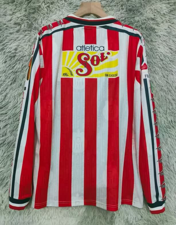 Thailand Quality(AAA) 1997/98 Guadalajara Home Long Sleeve Retro Soccer Jersey