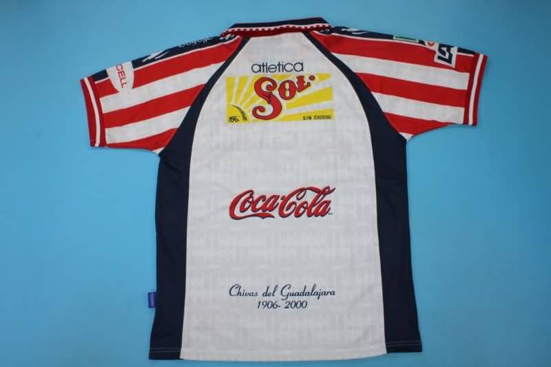 Thailand Quality(AAA) 1999/00 Guadalajara Away Retro Soccer Jersey