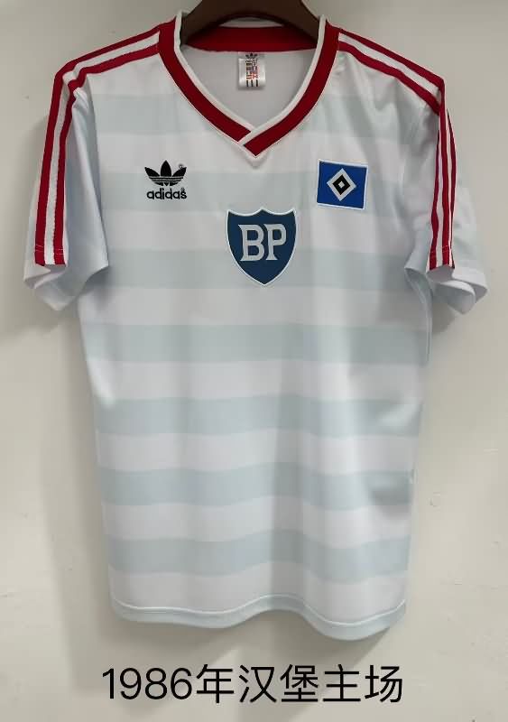 Thailand Quality(AAA) 1985/87 Hamburger SV Home Retro Soccer Jersey