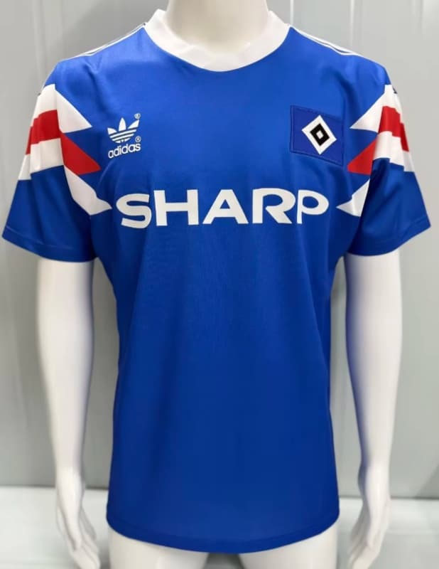 Thailand Quality(AAA) 1990/91 Hamburger SV Away Retro Soccer Jersey Thailand Quality(AAA) 1990/91 Hamburger SV Away Retro Soccer Jersey