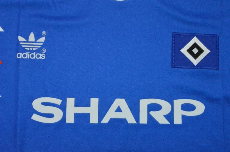 Thailand Quality(AAA) 1990/91 Hamburger SV Away Retro Soccer Jersey