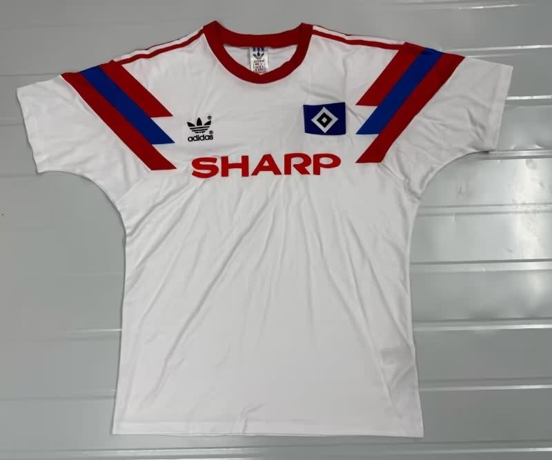 Thailand Quality(AAA) 1990/91 Hamburger SV Home Retro Soccer Jersey