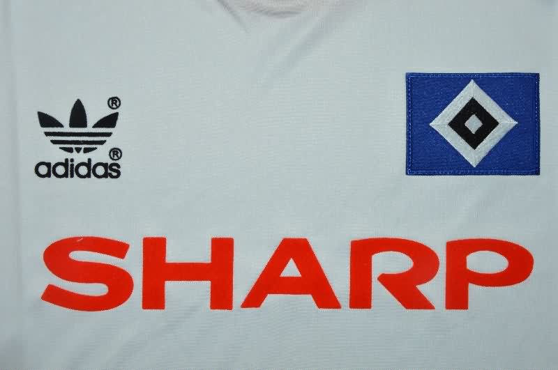 Thailand Quality(AAA) 1990/91 Hamburger SV Home Retro Soccer Jersey