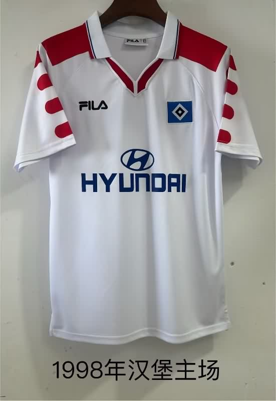 Thailand Quality(AAA) 1998/99 Hamburger SV Home Retro Soccer Jersey