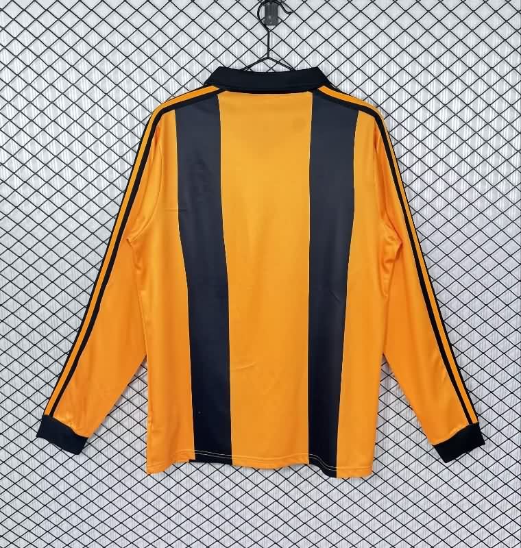 Thailand Quality(AAA) 1981/82 Hull City Home Retro Long Sleeve Soccer Jersey