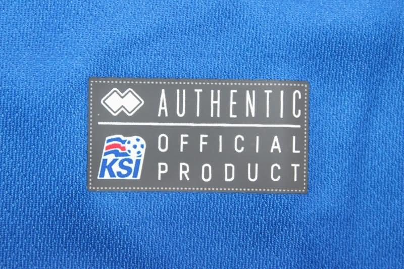 Thailand Quality(AAA) 2016 Iceland Home Retro Soccer Jersey