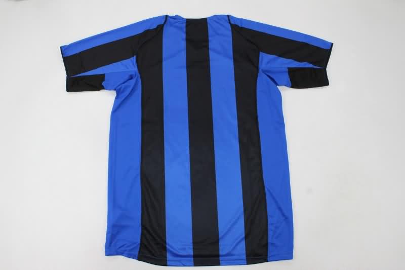 Thailand Quality(AAA) 2004/05 Inter Milan Home Retro Soccer Jersey