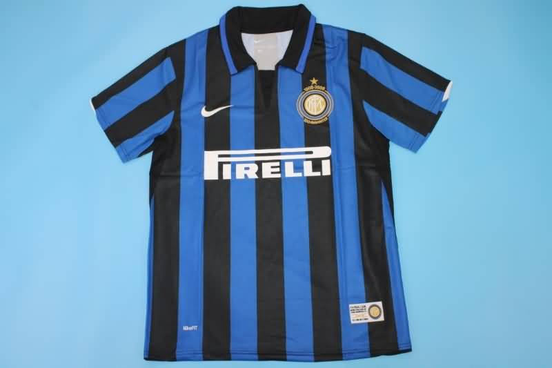 Thailand Quality(AAA) 2007/08 Inter Milan Home Retro Soccer Jersey