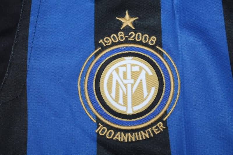 Thailand Quality(AAA) 2007/08 Inter Milan Home Retro Soccer Jersey