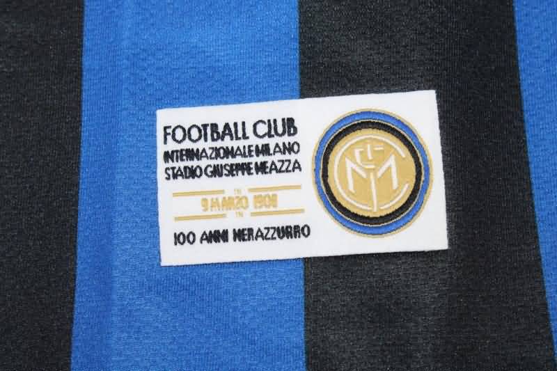 Thailand Quality(AAA) 2007/08 Inter Milan Home Retro Soccer Jersey