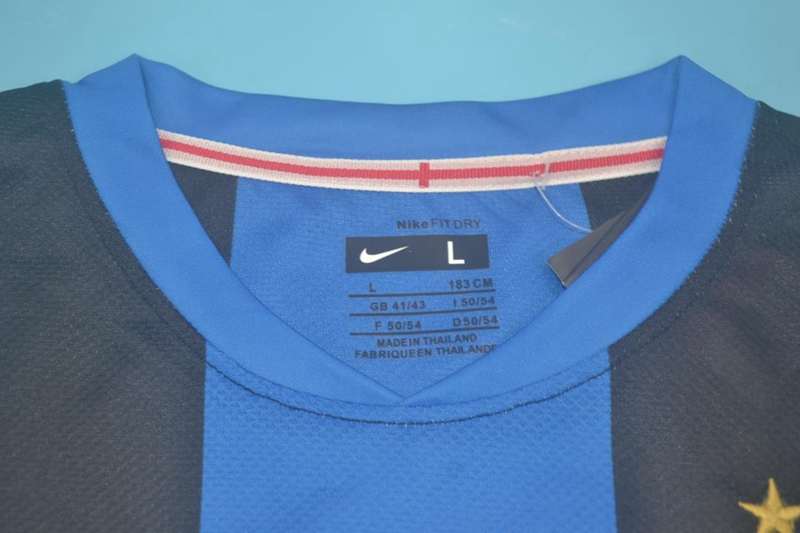 Thailand Quality(AAA) 2008/09 Inter Milan Home Soccer Jersey