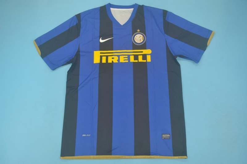 Thailand Quality(AAA) 2008/09 Inter Milan Home UCL Soccer Jersey