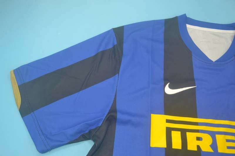 Thailand Quality(AAA) 2008/09 Inter Milan Home UCL Soccer Jersey