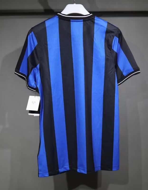 Thailand Quality(AAA) 2009/2010 Inter Milan Home Retro Soccer Jersey (Player)