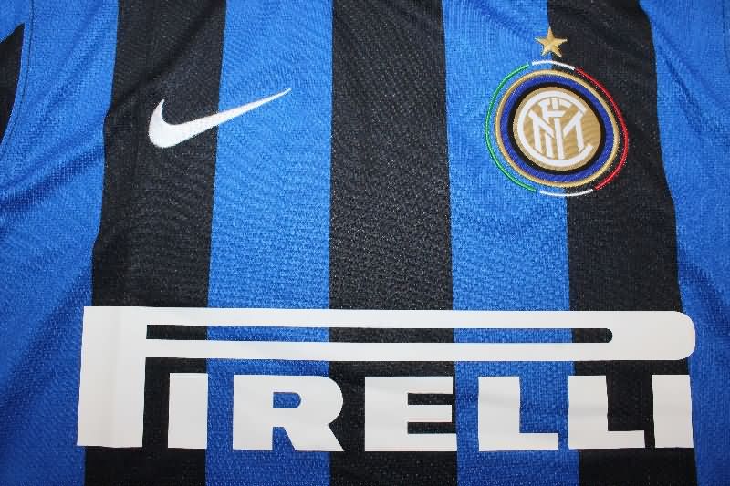 Thailand Quality(AAA) 2009/2010 Inter Milan Home Retro Soccer Jersey (Player)