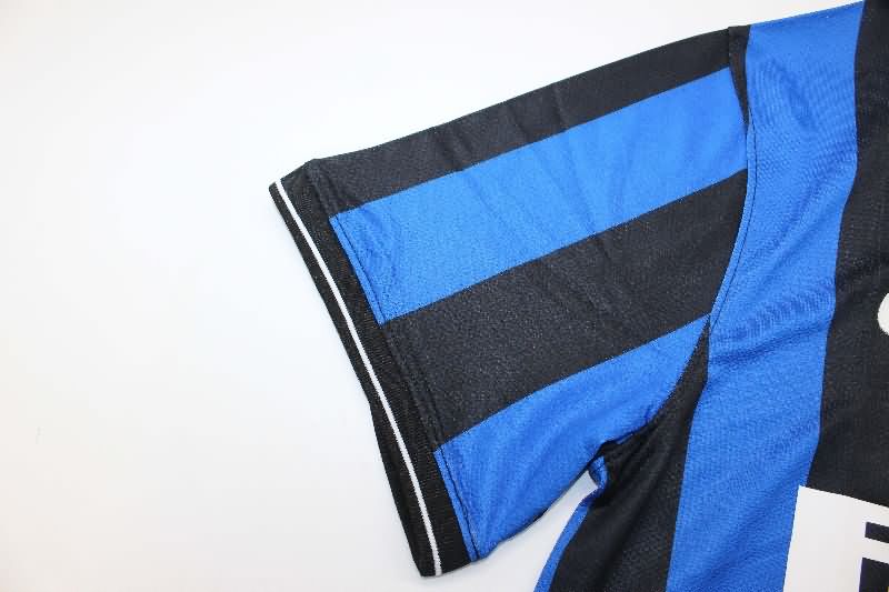 Thailand Quality(AAA) 2009/2010 Inter Milan Home Retro Soccer Jersey (Player)