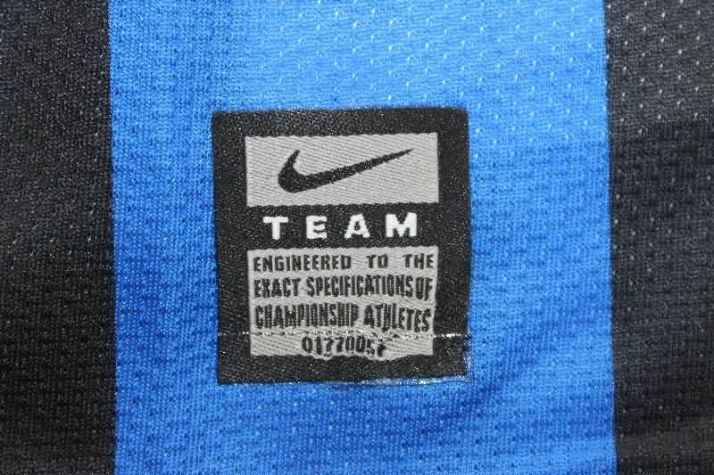 Thailand Quality(AAA) 2009/2010 Inter Milan Home Retro Soccer Jersey (Player)