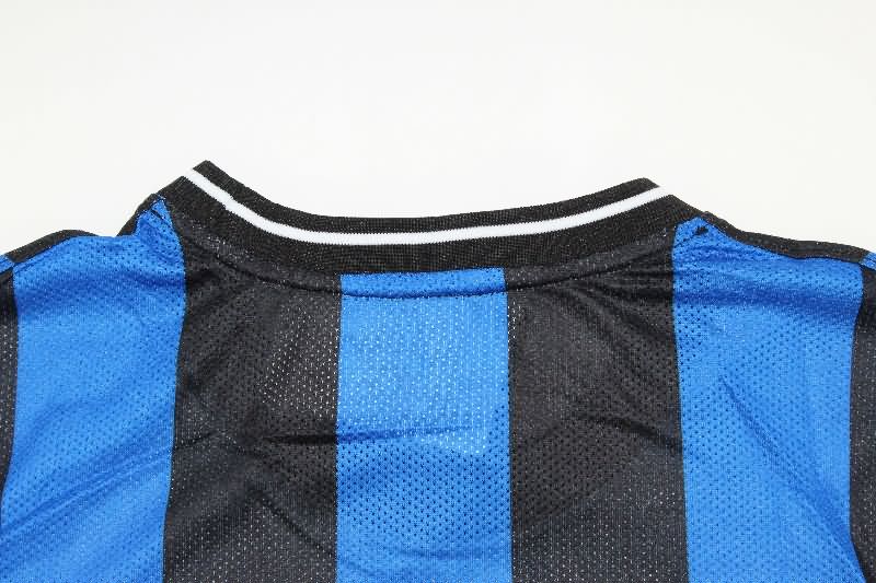 Thailand Quality(AAA) 2009/2010 Inter Milan Home Retro Soccer Jersey (Player)
