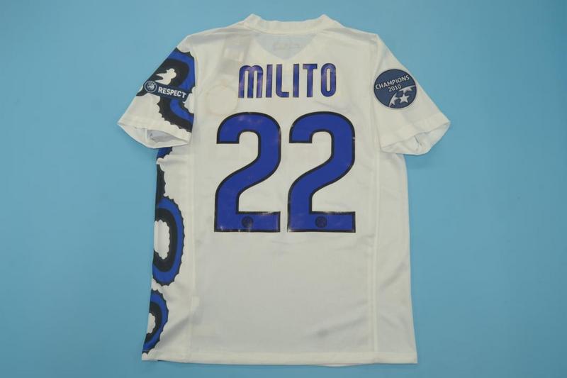 Thailand Quality(AAA) 2010/11 Inter Milan Away Soccer Jersey