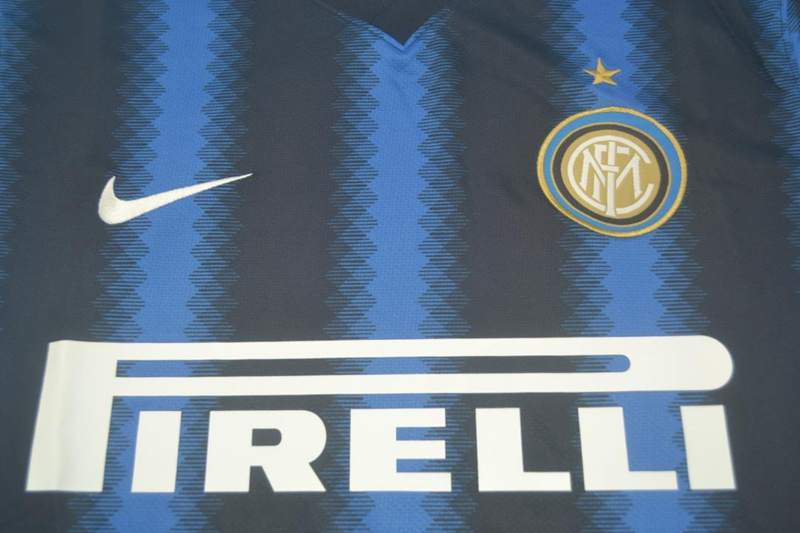 Thailand Quality(AAA) 2010/11 Inter Milan Home Soccer Jersey(L/S)