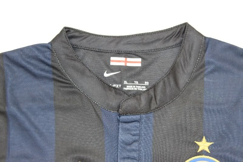 Thailand Quality(AAA) 2013/14 Inter Milan Home Retro Soccer Jersey