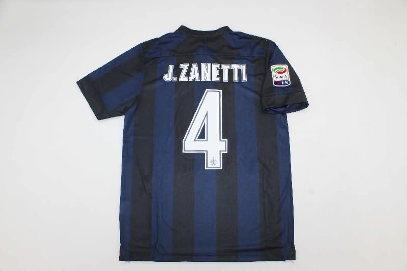 Thailand Quality(AAA) 2013/14 Inter Milan Home Retro Soccer Jersey