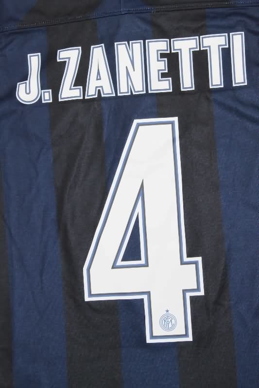Thailand Quality(AAA) 2013/14 Inter Milan Home Retro Soccer Jersey