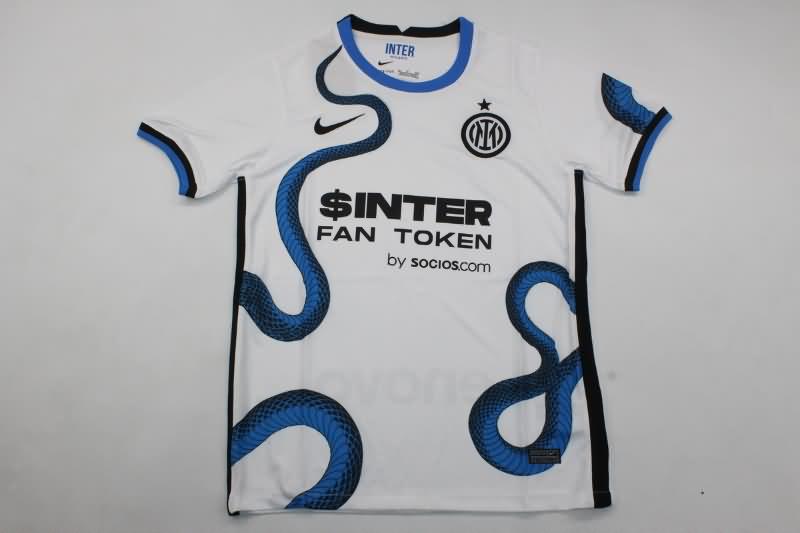 Thailand Quality(AAA) 2021/22 Inter Milan Away Retro Soccer Jersey