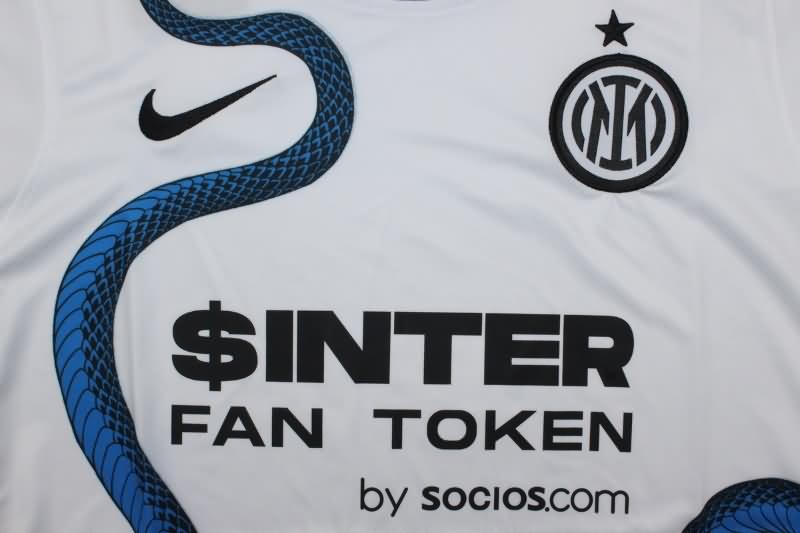 Thailand Quality(AAA) 2021/22 Inter Milan Away Retro Soccer Jersey