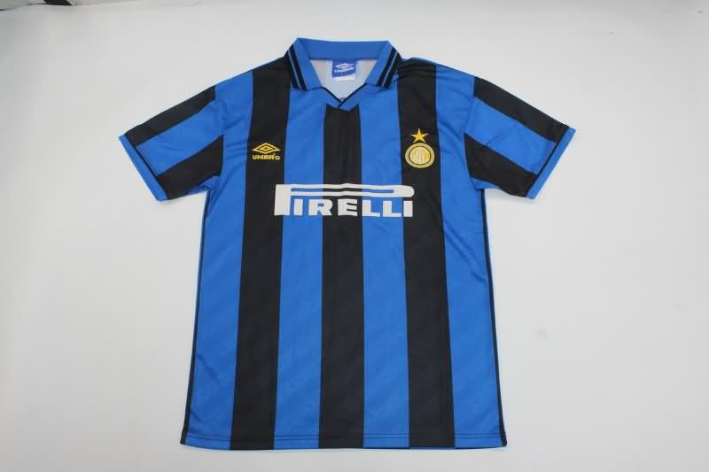 Thailand Quality(AAA) 1995/96 Inter Milan Home Soccer Jersey