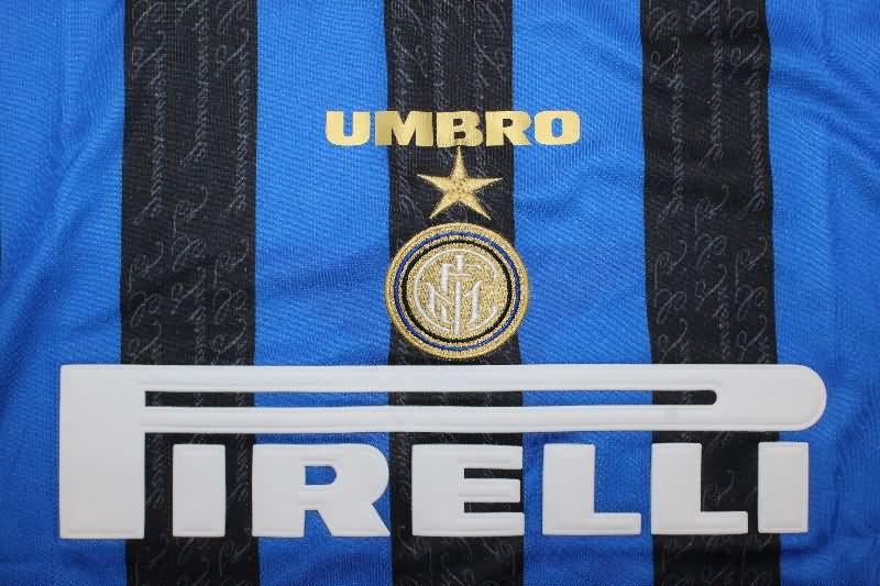 Thailand Quality(AAA) 1996/97 Inter Milan Home Retro Soccer Jersey