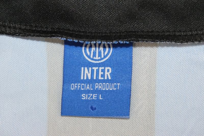 Thailand Quality(AAA) 1996/97 Inter Milan Home Long Sleeve Retro Soccer Jersey