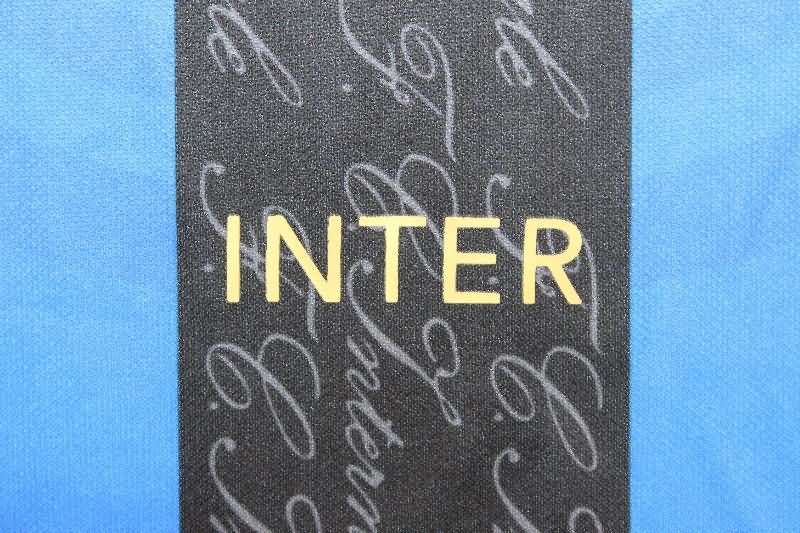 Thailand Quality(AAA) 1996/97 Inter Milan Home Long Sleeve Retro Soccer Jersey