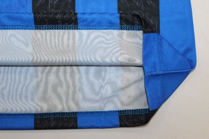 Thailand Quality(AAA) 1996/97 Inter Milan Home Long Sleeve Retro Soccer Jersey