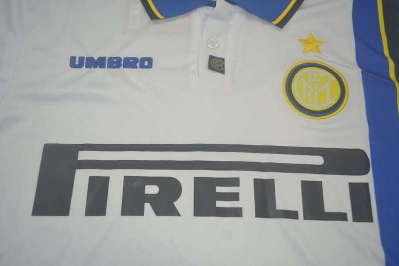 Thailand Quality(AAA) 1997/98 Inter Milan Away Soccer Jersey