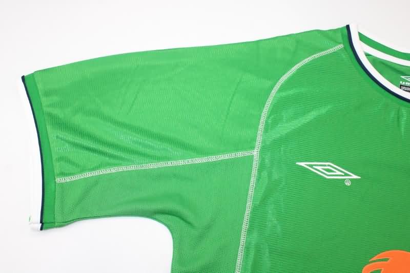 Thailand Quality(AAA) 2002 Ireland Home Retro Soccer Jersey