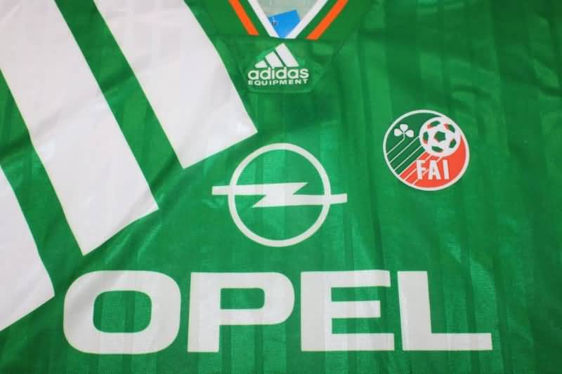 Thailand Quality(AAA) 1992/94 Ireland Home Retro Soccer Jersey