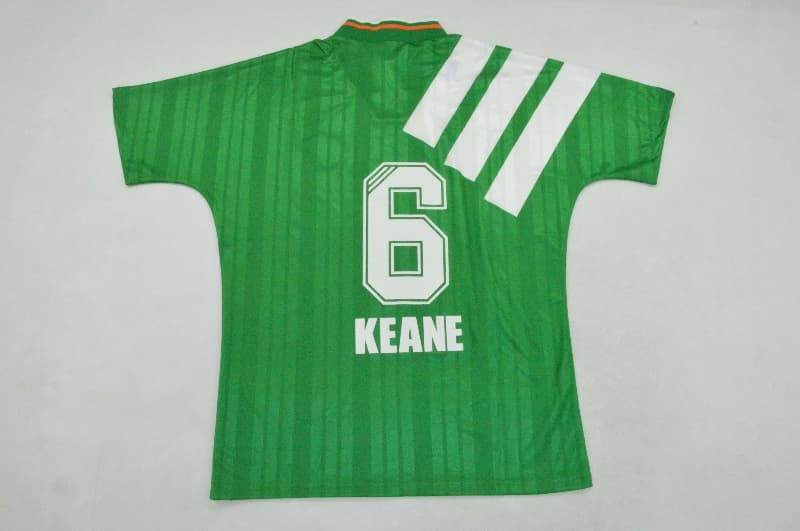 Thailand Quality(AAA) 1992/94 Ireland Home Retro Soccer Jersey