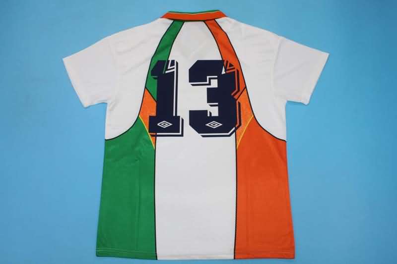 Thailand Quality(AAA) 1994/96 Ireland Away Retro Soccer Jersey