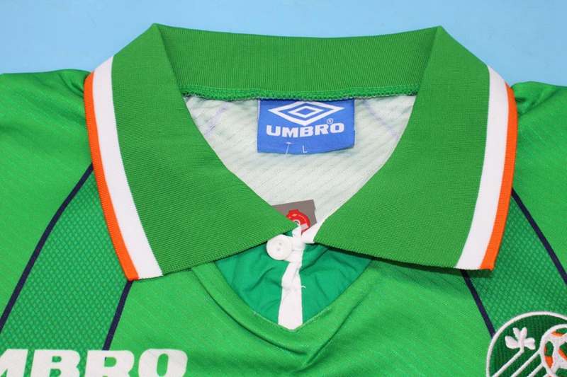 Thailand Quality(AAA) 1994/96 Ireland Home Retro Soccer Jersey