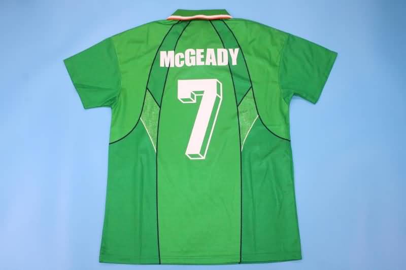 Thailand Quality(AAA) 1994/96 Ireland Home Retro Soccer Jersey