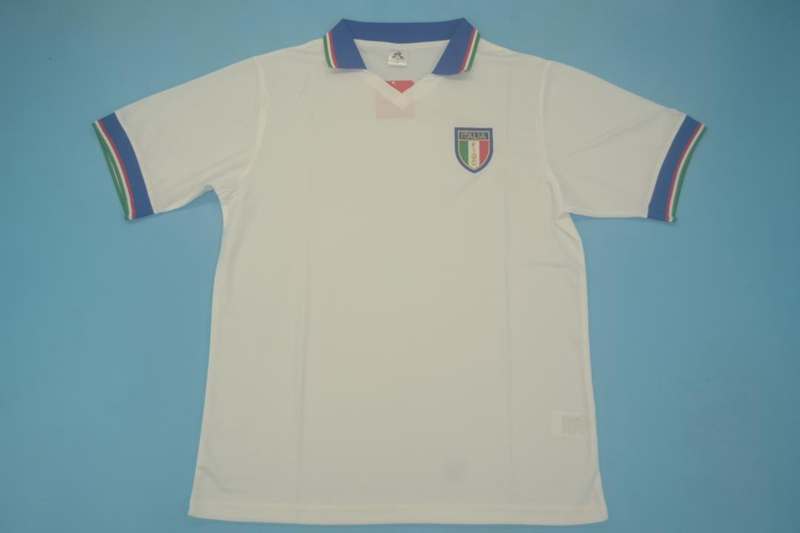 Thailand Quality(AAA) 1982 Italy Away Retro soccer Jersey