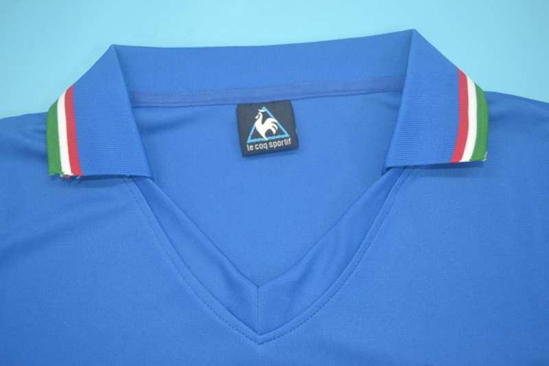 Thailand Quality(AAA) 1982 Italy Home Retro soccer Jersey