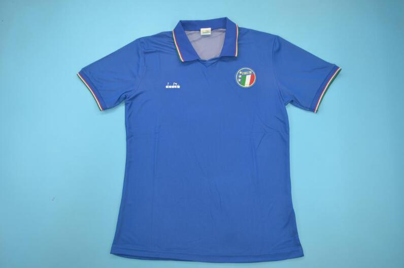 Thailand Quality(AAA) 1990 Italy Home Retro soccer Jersey