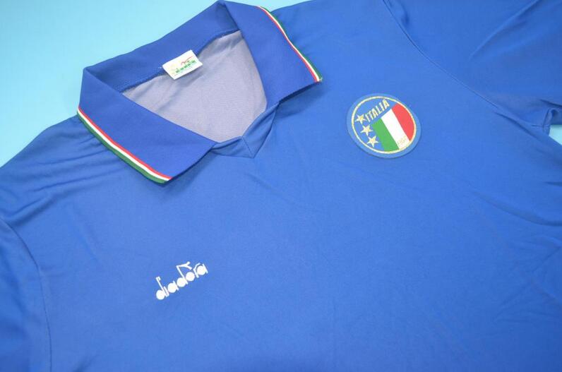 Thailand Quality(AAA) 1990 Italy Home Retro soccer Jersey