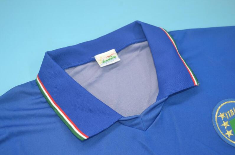 Thailand Quality(AAA) 1990 Italy Home Retro soccer Jersey